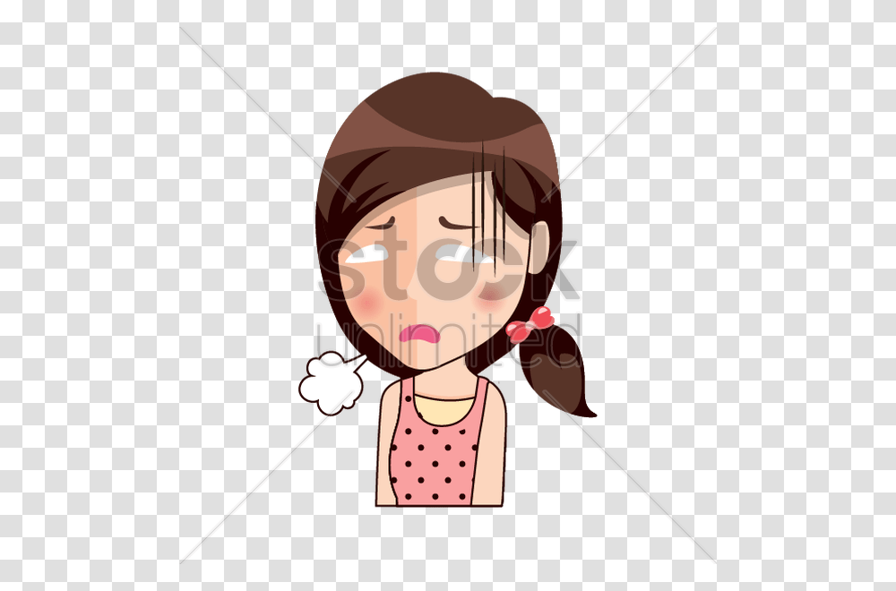Stressed Cartoon Face Person Stressed Out Cartoon, Bow, Sport, Leisure Activities, Female Transparent Png