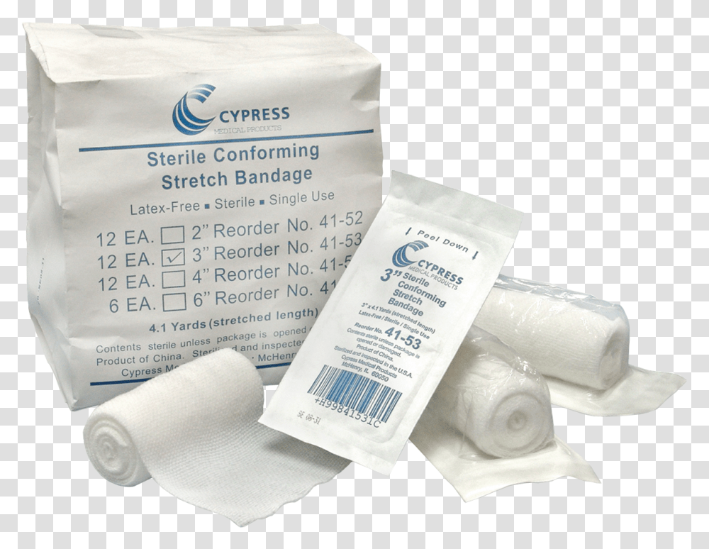 Stretch Conforming Bandages Sterile, First Aid, Box, Paper, Business Card Transparent Png