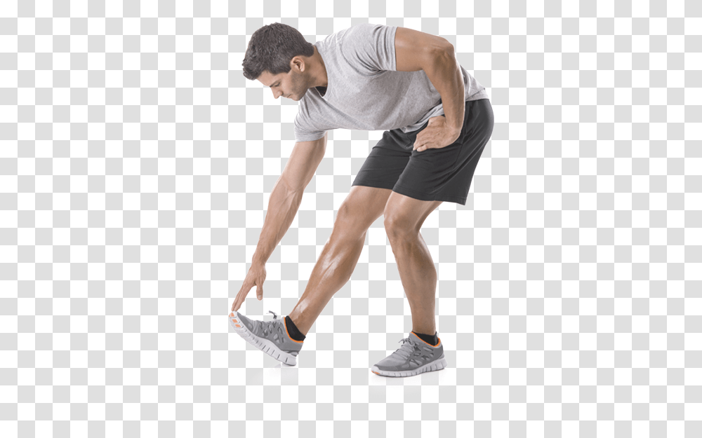 Stretching, Person, Shoe, Footwear Transparent Png