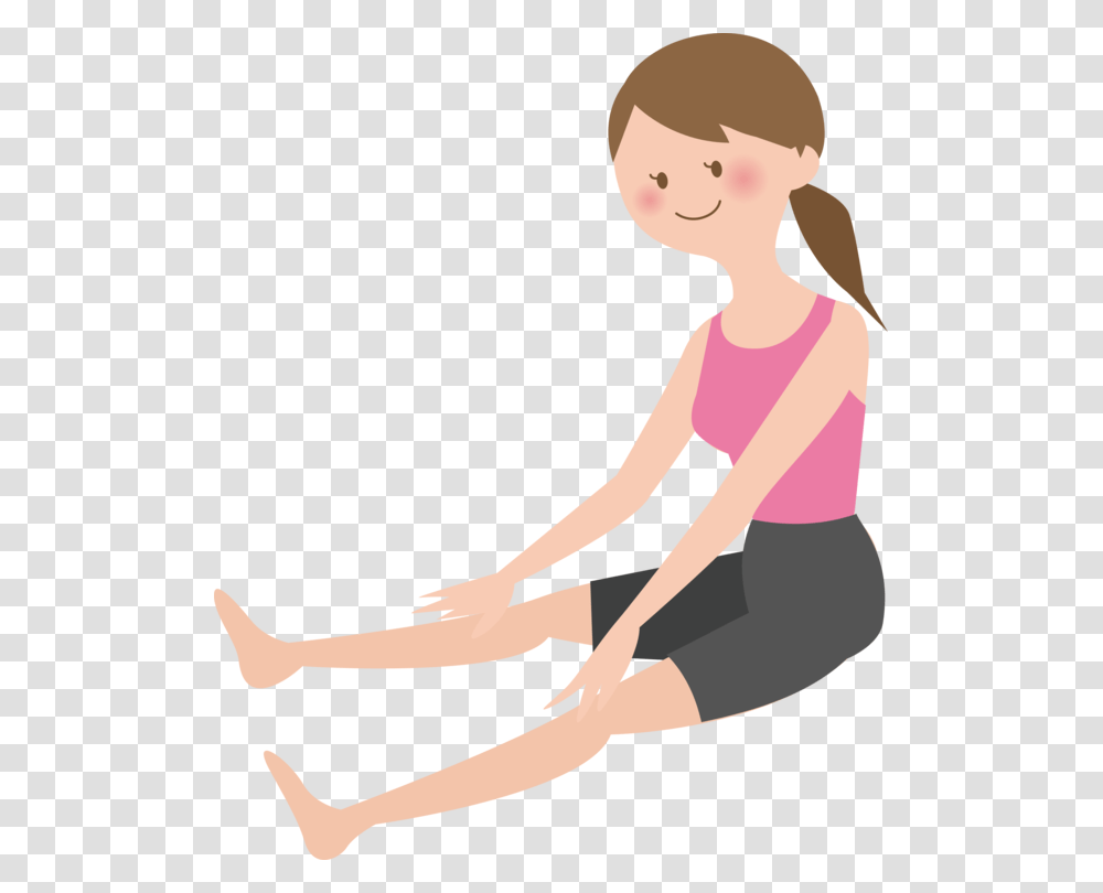 Stretching Exercise Woman Drawing, Person, Female, Working Out, Sport Transparent Png