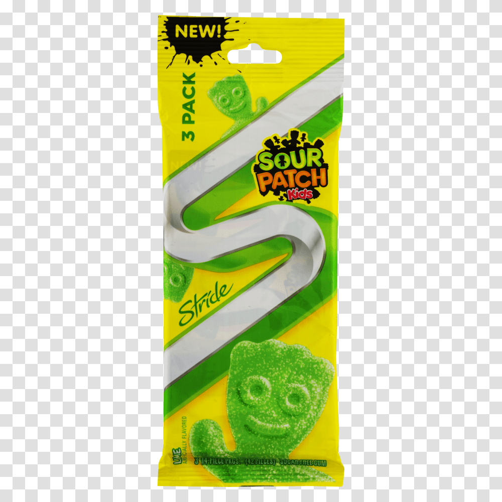 Stride Sour Patch Kids Lime Sugar Free Gum Pc Ct, Paper, Toothpaste, Flyer Transparent Png