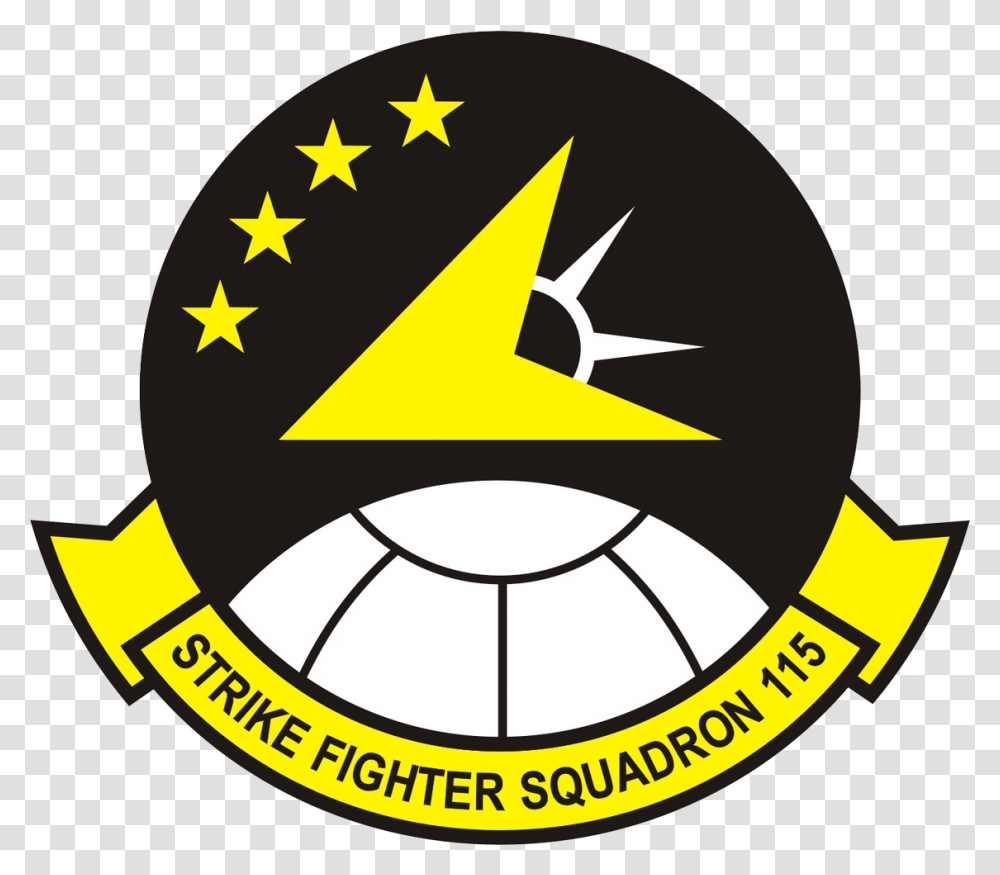 Strike Fighter Squadron 115 Insignia 1996 Vfa, Logo, Trademark, Star Symbol Transparent Png