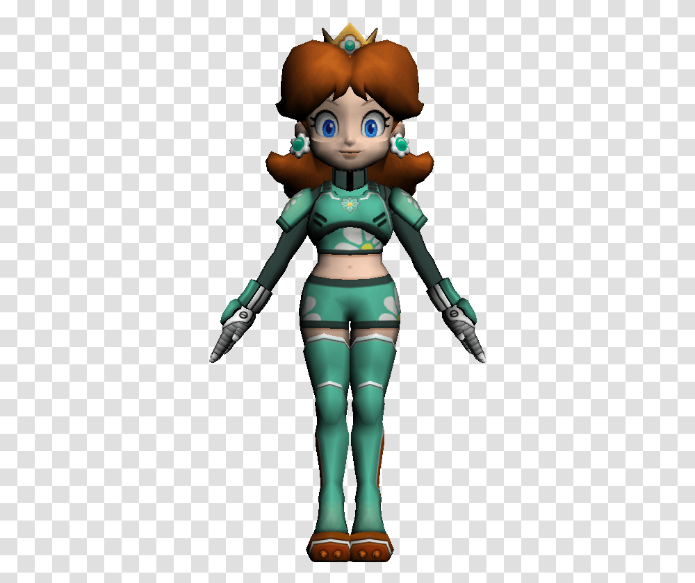 Strikerscharged Daisy Alt Model Character Mario Strikers Charged, Toy, Person, People Transparent Png