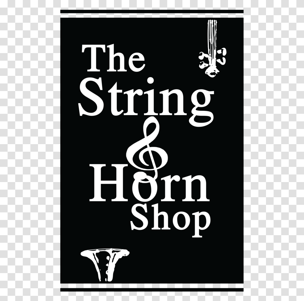 String And Horn Shop Poster, Alphabet, Advertisement, Label Transparent Png