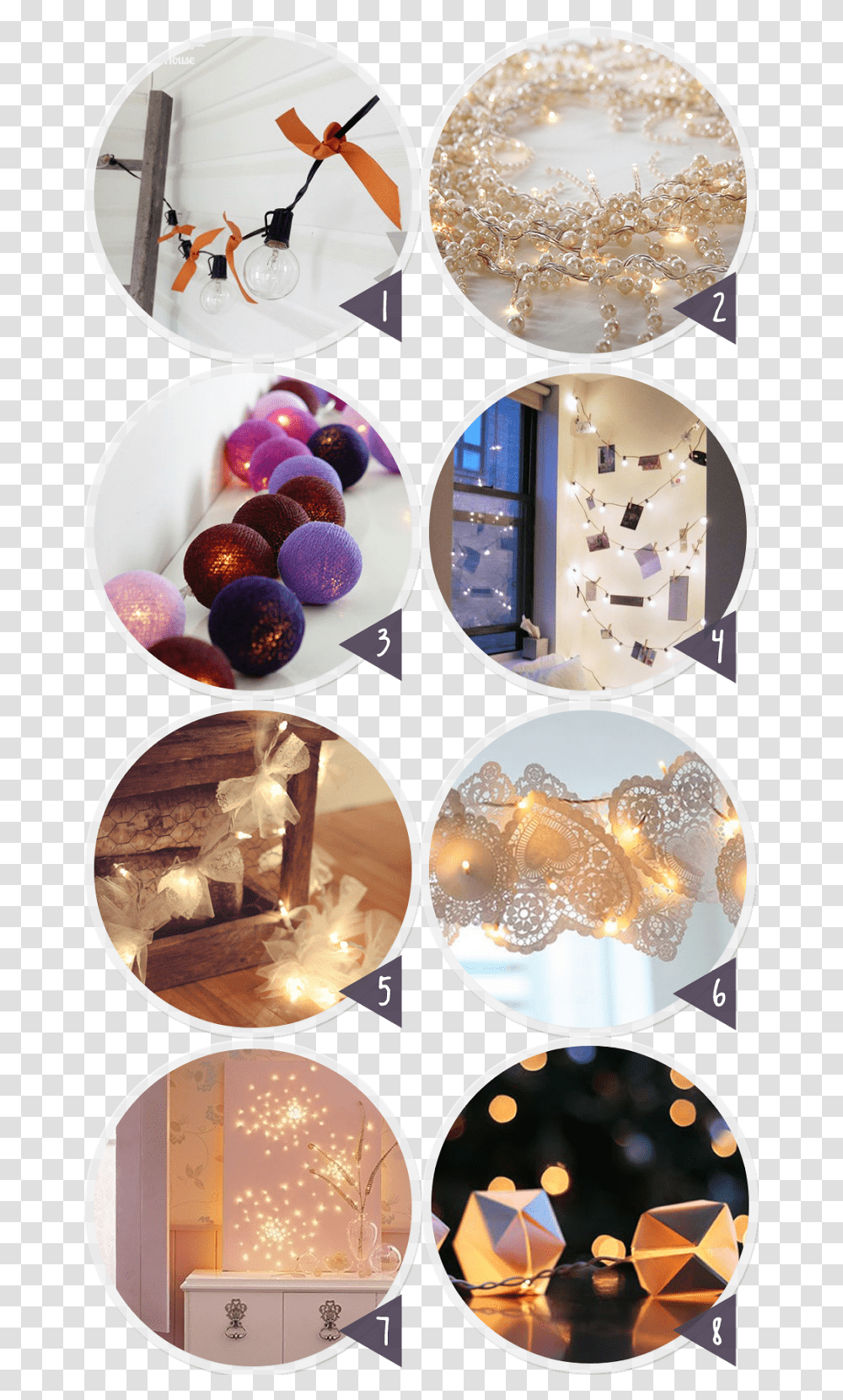 String Lights Decorative, Accessories, Accessory, Sphere, Gemstone Transparent Png