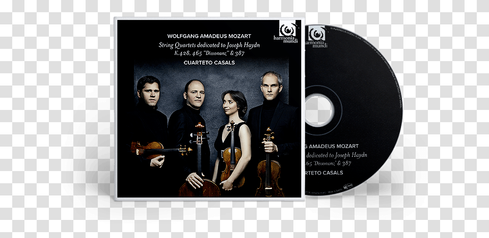 String Quartets K428 465 Amp String Quartets Cuarteto Casals Mozart, Person, Human, Leisure Activities, Musical Instrument Transparent Png