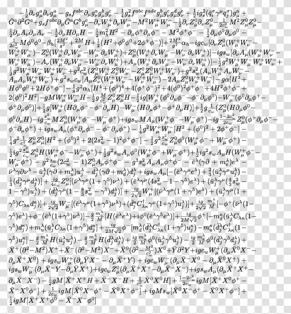 String Theory Lagrangian, Document, Page, Letter Transparent Png