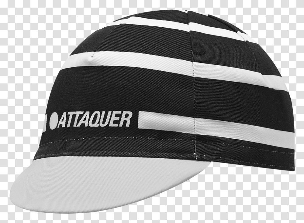 Stripe Logo Cycling Cap Baseball Cap, Clothing, Apparel, Hat, Swimwear Transparent Png