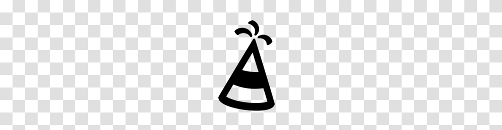 Stripe Party Hat Icons Noun Project, Gray, World Of Warcraft Transparent Png