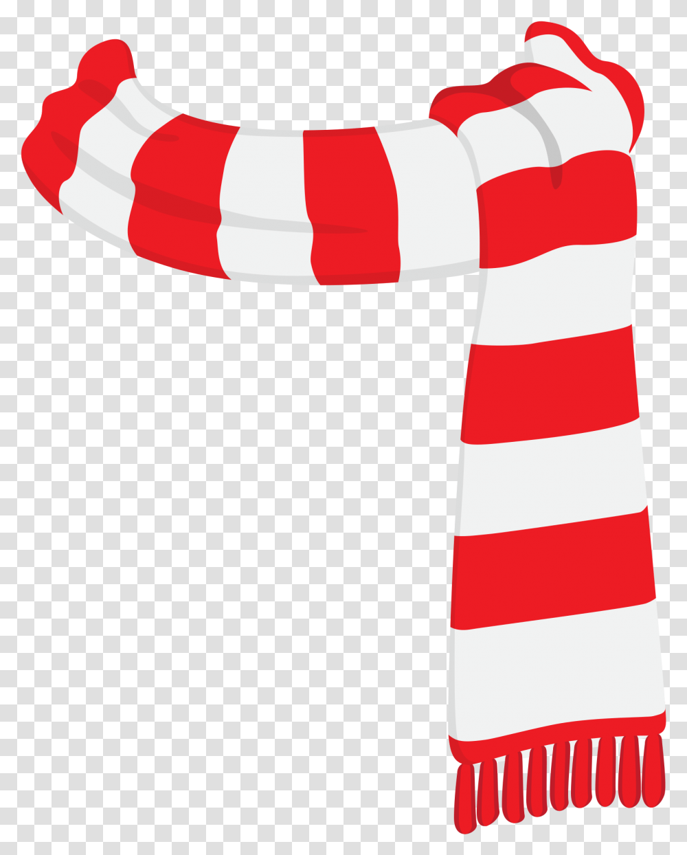 Striped Christmas Scarf, Flag, Sweets, Food Transparent Png