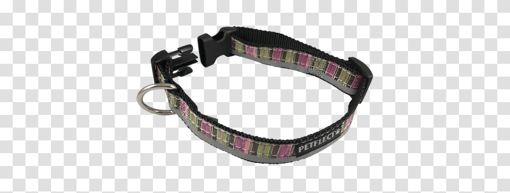 Striped Reflective Dog Collar Premium Nylon Dog Collar, Accessories, Accessory, Belt, Jewelry Transparent Png
