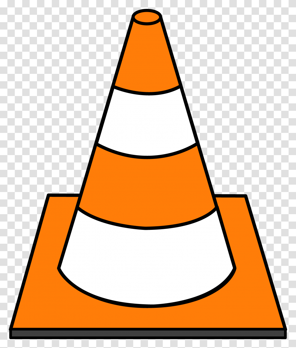 Striped Road Cone Under Construction, Shovel, Tool Transparent Png