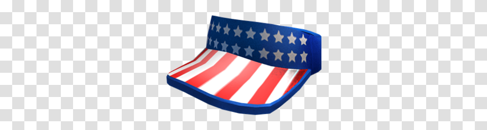 Stripes Visor Flag Of The United States, Clothing, Apparel, Headband, Hat Transparent Png