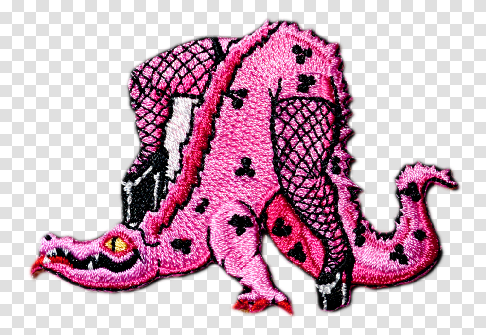 Stripper Dile Embroidered Iron On Patch 8 Click The, Reptile, Animal, Lizard, Gecko Transparent Png