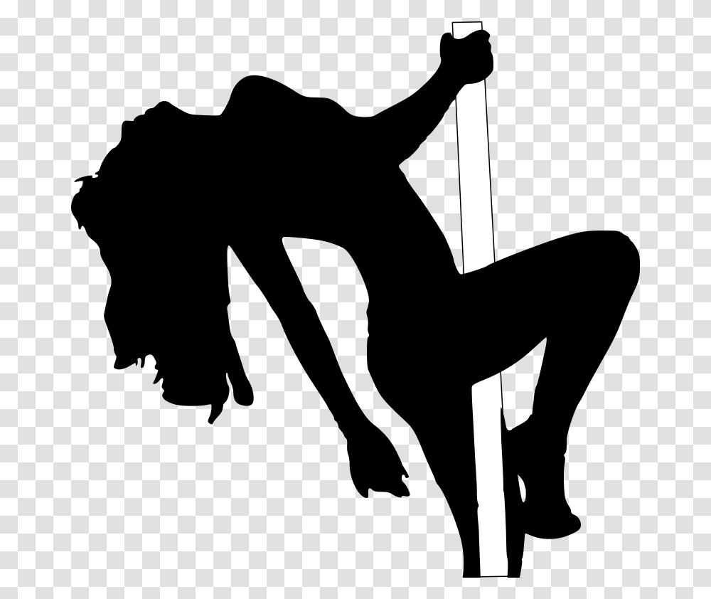 Stripper Woman Pole Sexy Female Young Attractive Strip Club Logo, Cross, Alphabet Transparent Png