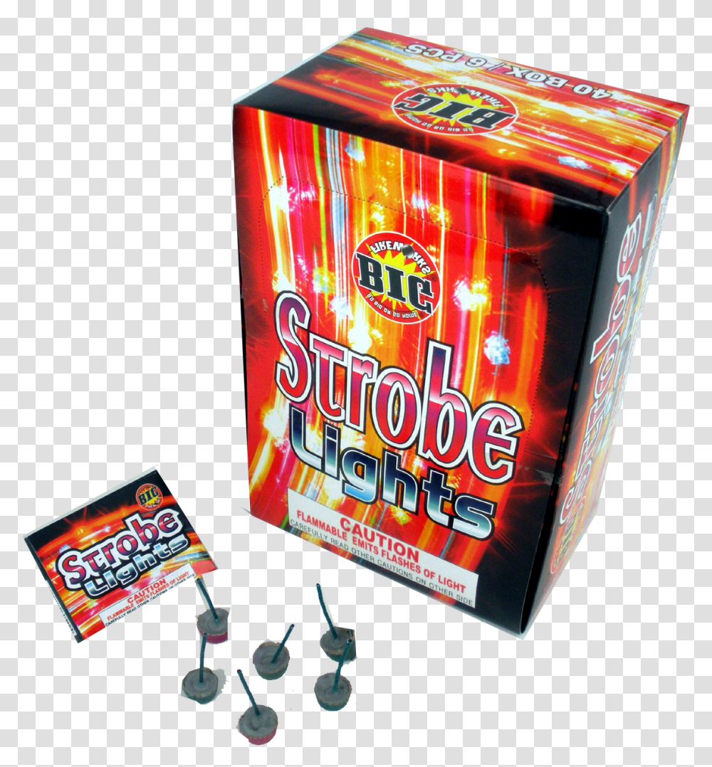 Strobe Light Firecracker, Box, Food, Outdoors, Candy Transparent Png