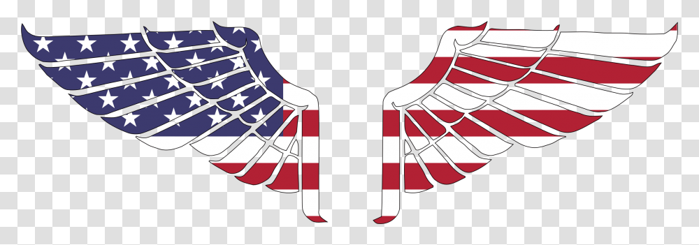 Stroke American Flag Eagle Svg, Lighting, Nature, Outdoors Transparent Png