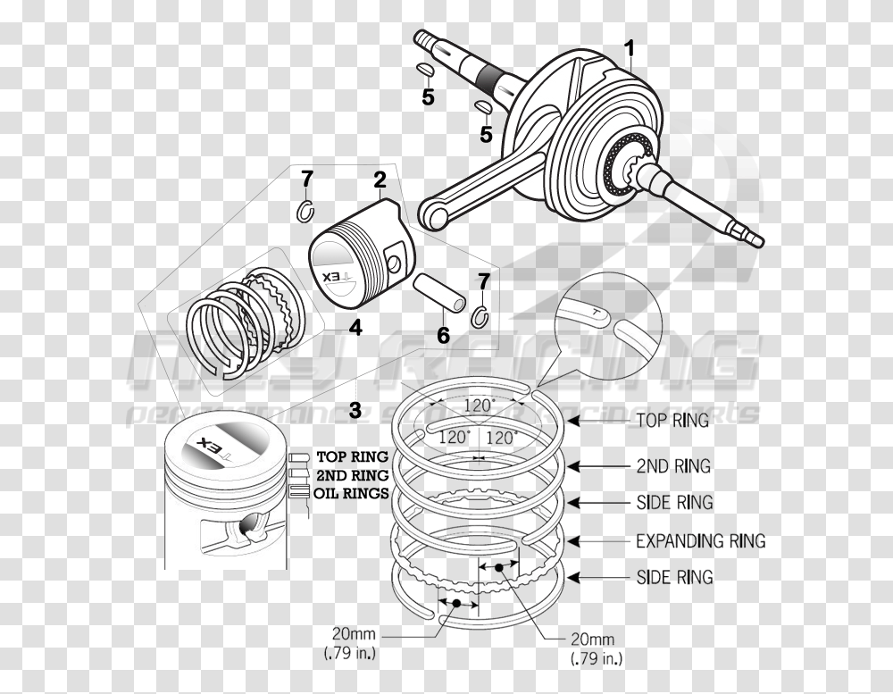 Stroker Diagram, Machine, Motor, Shower Faucet, Axle Transparent Png