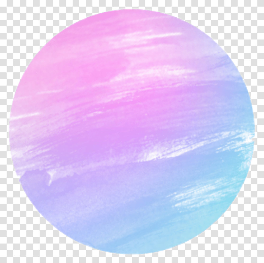 Strokes Brush Pink Sky Blue Background Circle Circle, Moon, Outer Space, Night, Astronomy Transparent Png