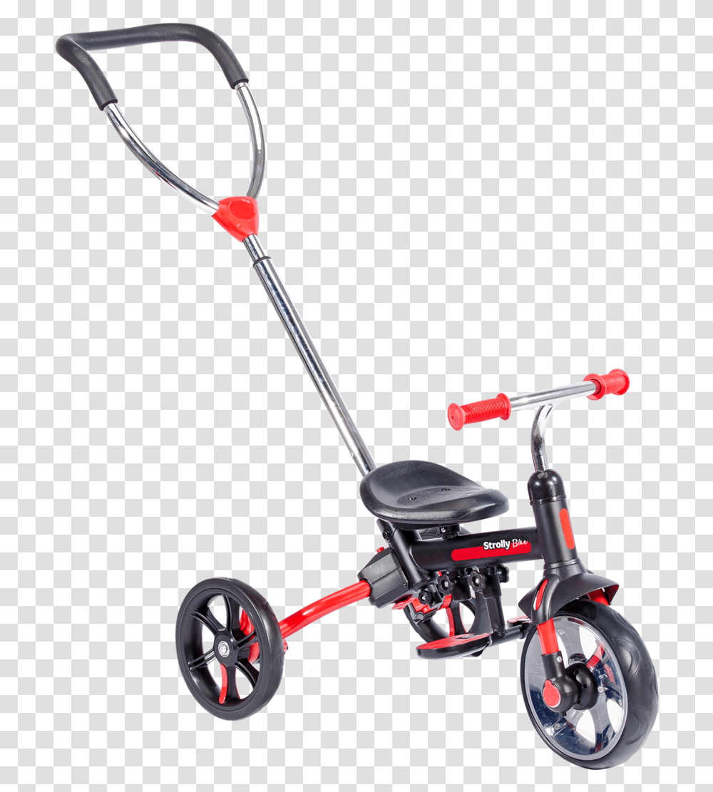 Strolly Bike 4 In, Lawn Mower, Tool, Vehicle, Transportation Transparent Png