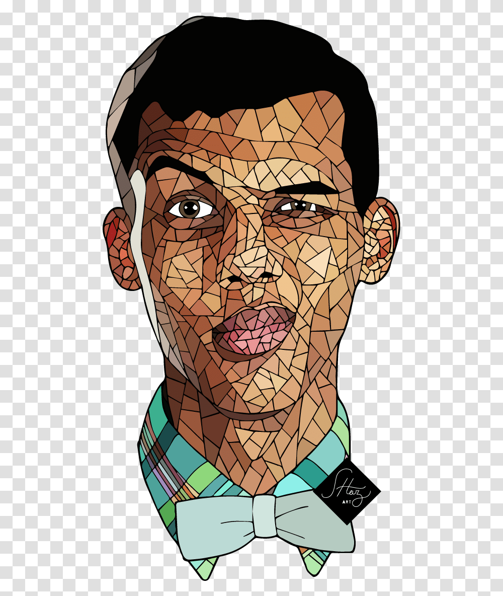 Stromae Art, Face, Person, Human, Head Transparent Png