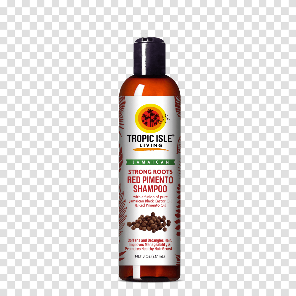 Strong Roots Red Pimento Shampoo, Bottle, Label, Cosmetics Transparent Png