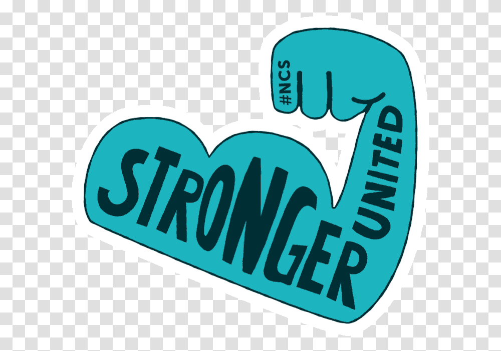 Stronger United Graphic Design, Label, Sticker, Logo Transparent Png