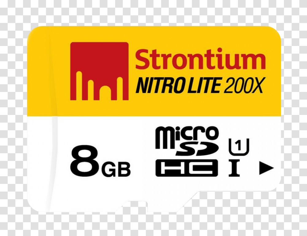 Strontium MicroSD Memory Card Image, Electronics, Label, Paper Transparent Png
