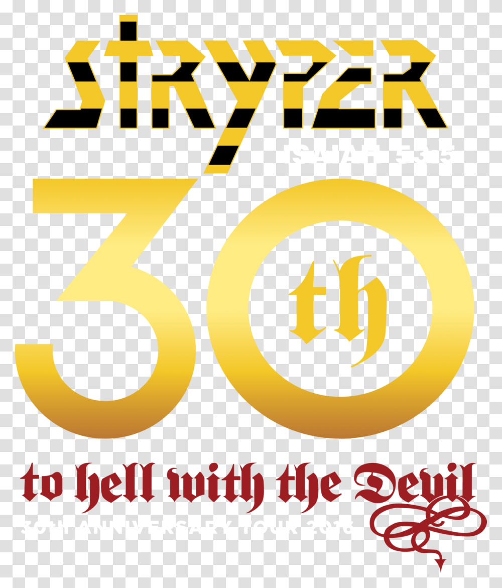 Stryper 30th Logo F Herald Sun, Number, Flyer Transparent Png