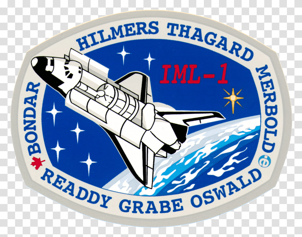 Sts 42 Patch Roberta Bondar In Space, Vehicle, Transportation, Aircraft, Spaceship Transparent Png