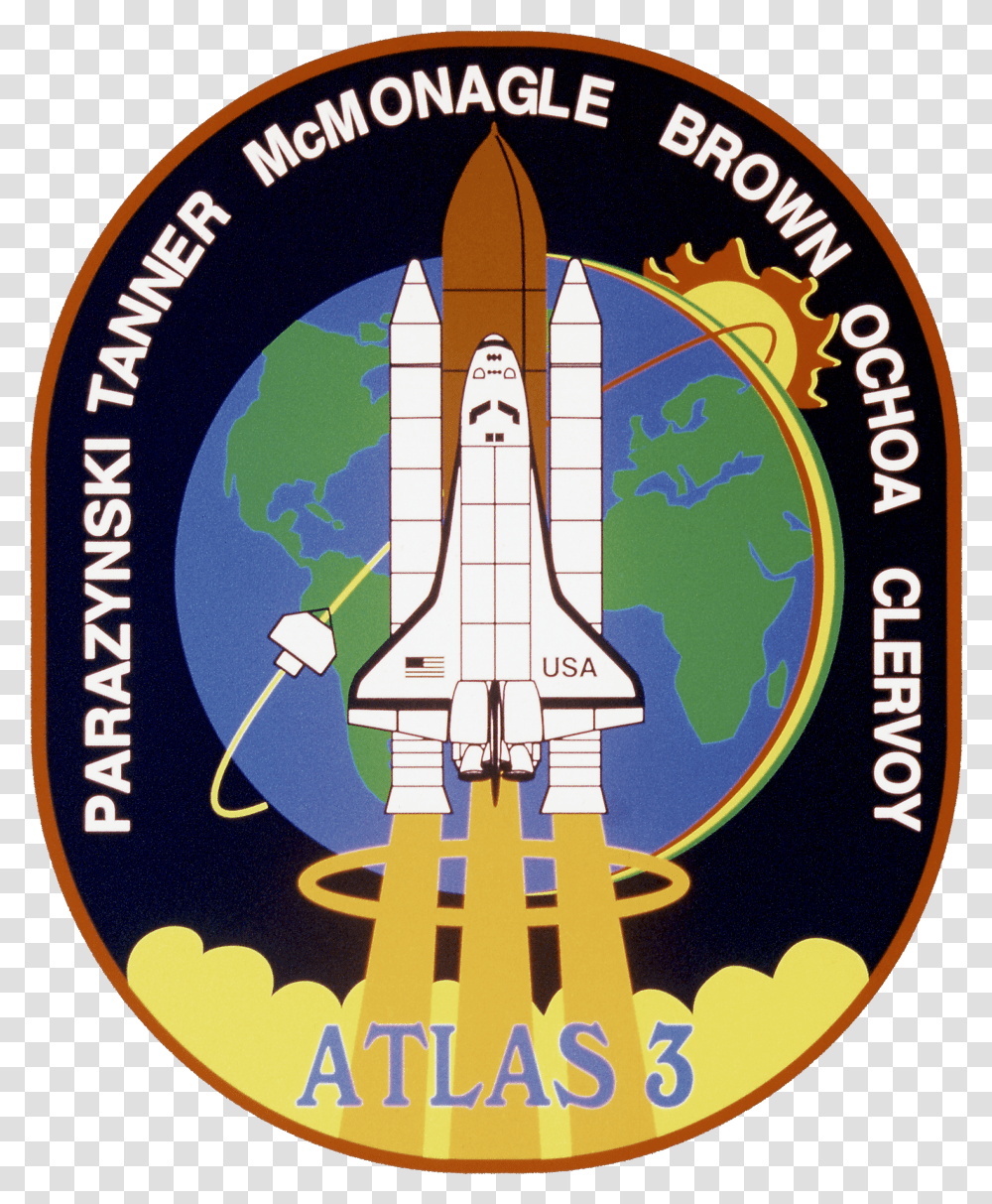 Sts 66 Patch Space Shuttle Mission Patch Transparent Png