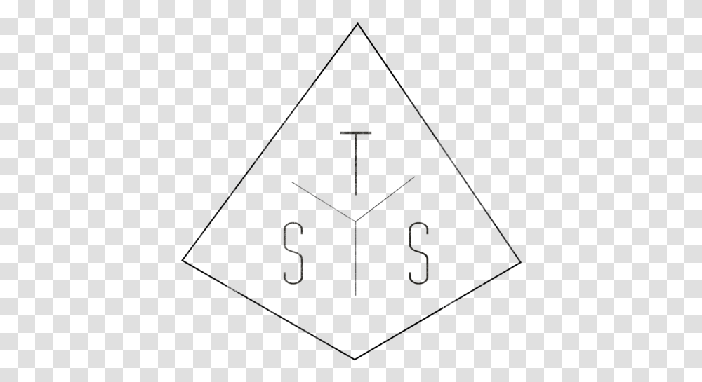 Sts Triangle Black Thicker Line, Number, Alphabet Transparent Png
