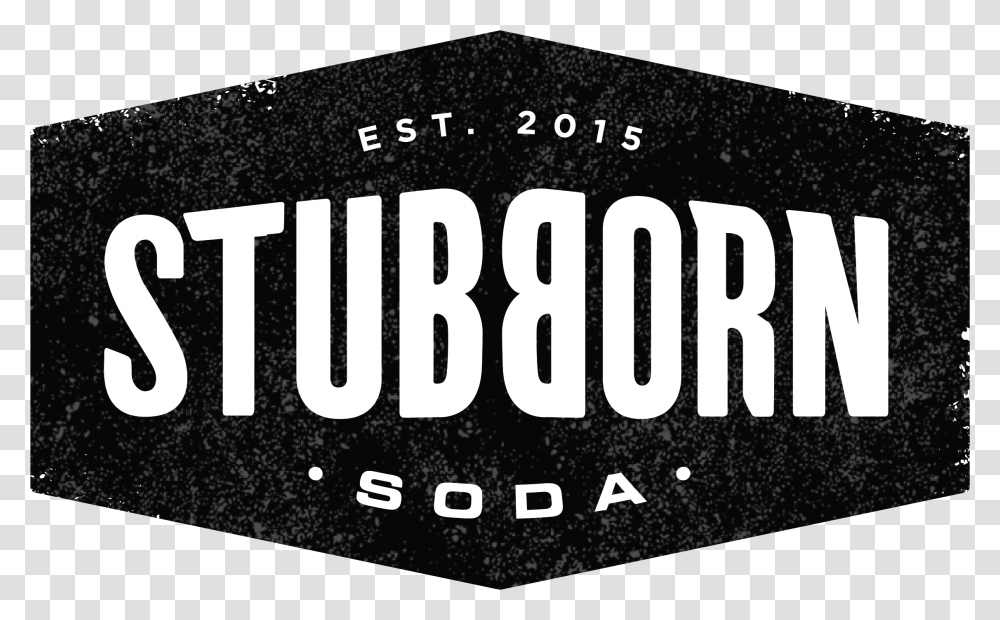 Stubborn Soda Logo, Label, Word, Vehicle Transparent Png