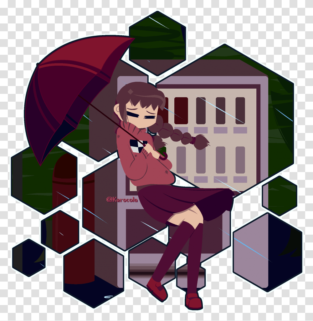 Stuck In The Rain, Person, Human, Furniture, Leisure Activities Transparent Png