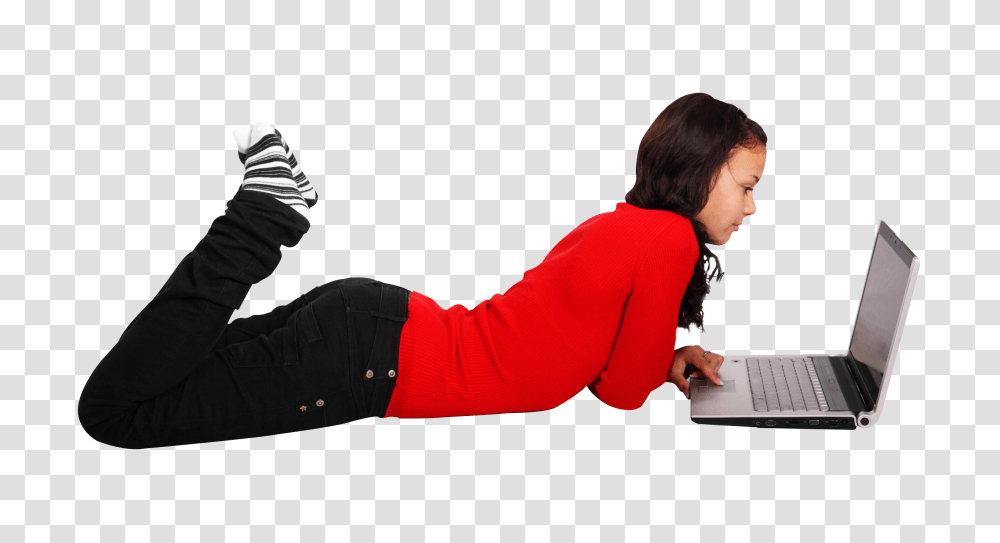 Student Browsing Laptop Image, Person, Human, Pc, Computer Transparent Png
