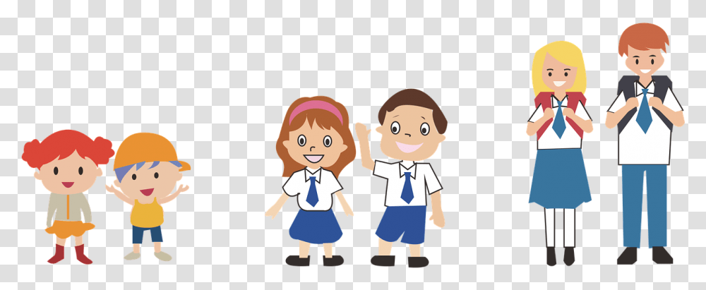 Student Child Care Elementary School Free Picture Gambar Vektor Anak Sekolah, Person, Human, People, Family Transparent Png