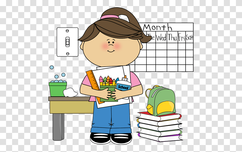 Student Clean Up Clipart, Hat, Reading, Word Transparent Png
