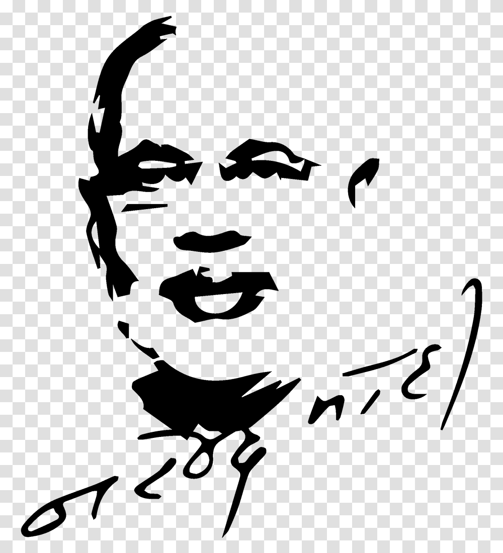 Student Clipart Black And White Narendra Modi Line Art, Nature, Outdoors, Night, Astronomy Transparent Png