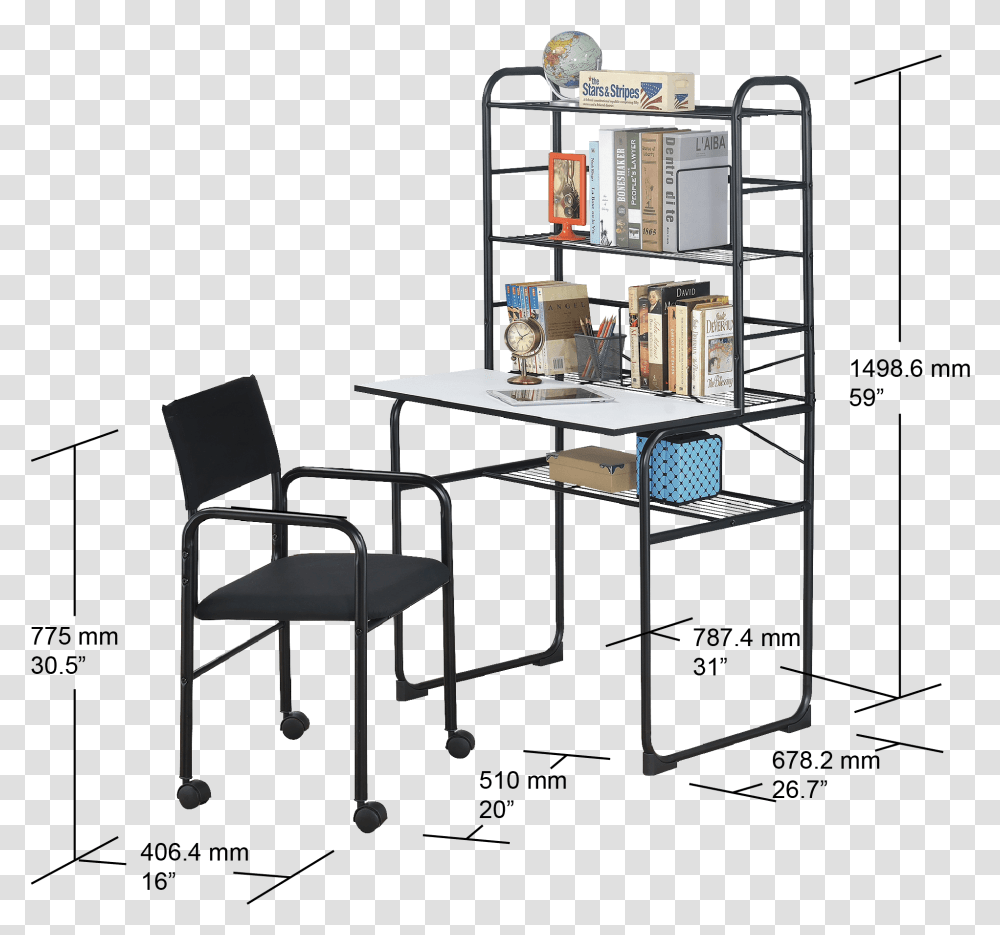 Student Desk And Chair Set Computer Desk, Furniture, Tabletop, Shelf, Dining Table Transparent Png