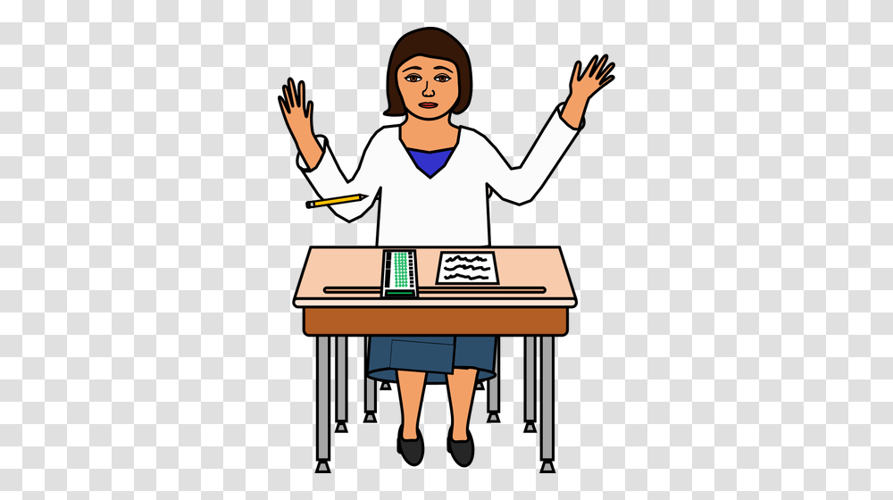 Student Doing A Test, Person, Human, Nurse, Word Transparent Png