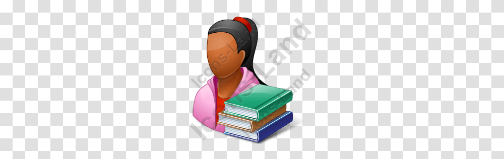 Student Female Dark Icon Pngico Icons, Book, Word, Diary Transparent Png