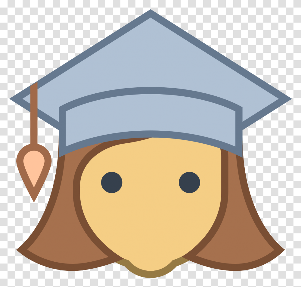 Student Female Icon Icon, Graduation, Mailbox, Letterbox Transparent Png