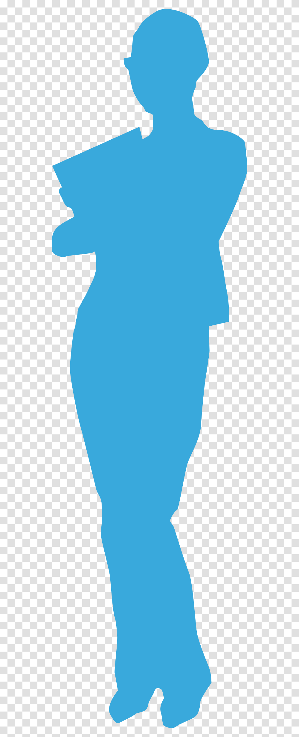 Student Girl Clip Arts Female Blue Silhouette, Apparel, Person, Human Transparent Png