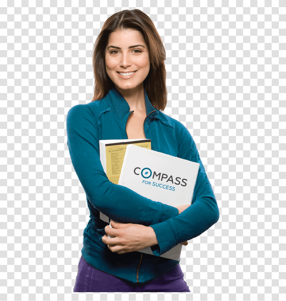 Student Holding Books, Person, Female Transparent Png