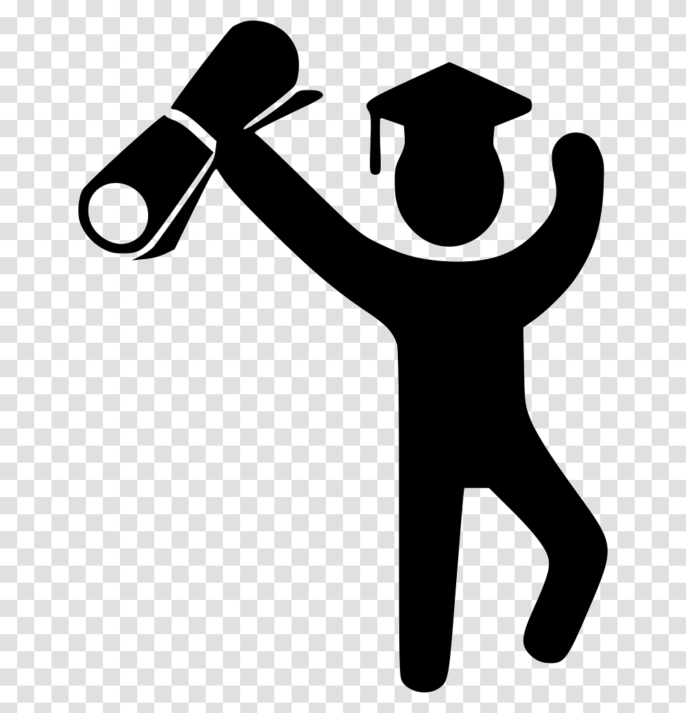 Student Holding Degree Portable Network Graphics, Stencil, Axe, Tool, Hammer Transparent Png