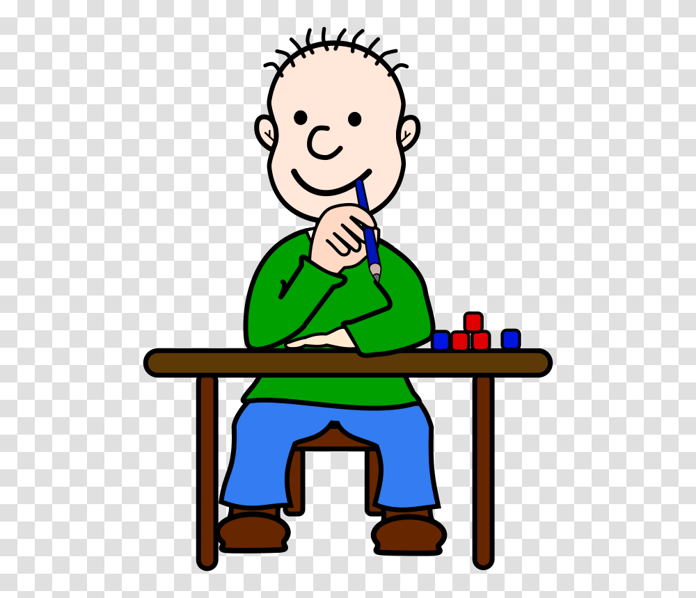 Student Listening Clipart, Sitting, Female, Eating, Food Transparent Png