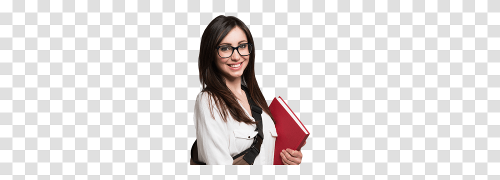 Student, Person, Female, Glasses, Accessories Transparent Png