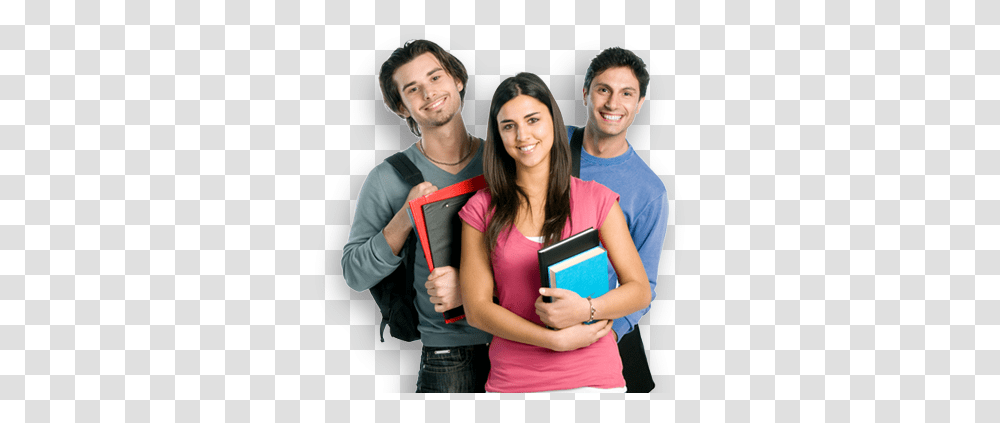 Student, Person, Female, Mobile Phone, Poster Transparent Png