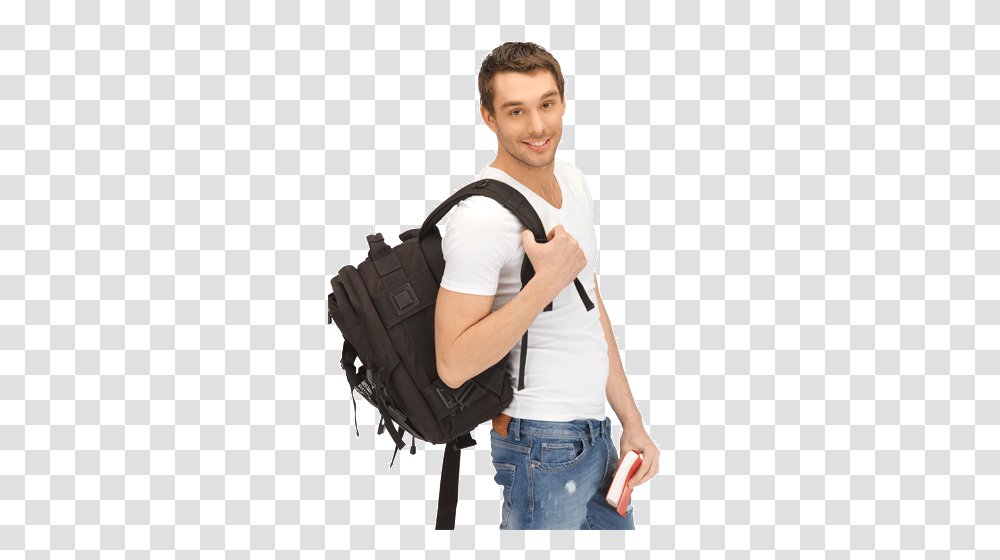 Student, Person, Human, Backpack, Bag Transparent Png