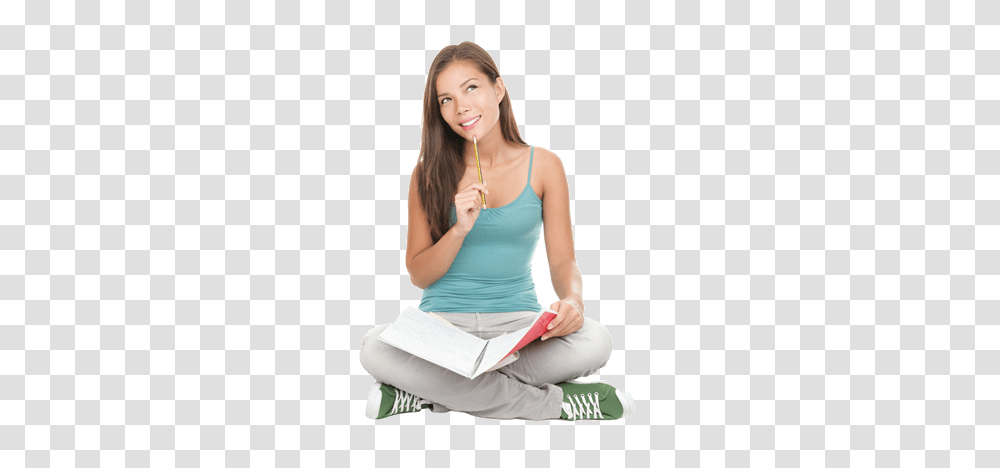 Student, Person, Human, Female, Reading Transparent Png